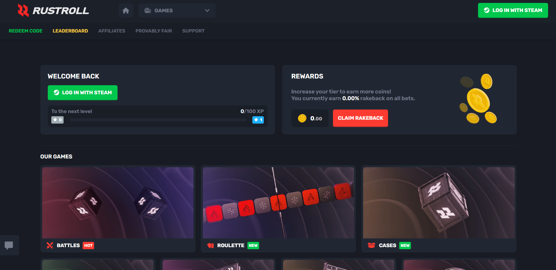 Play Provably Fair Games At RustRoll