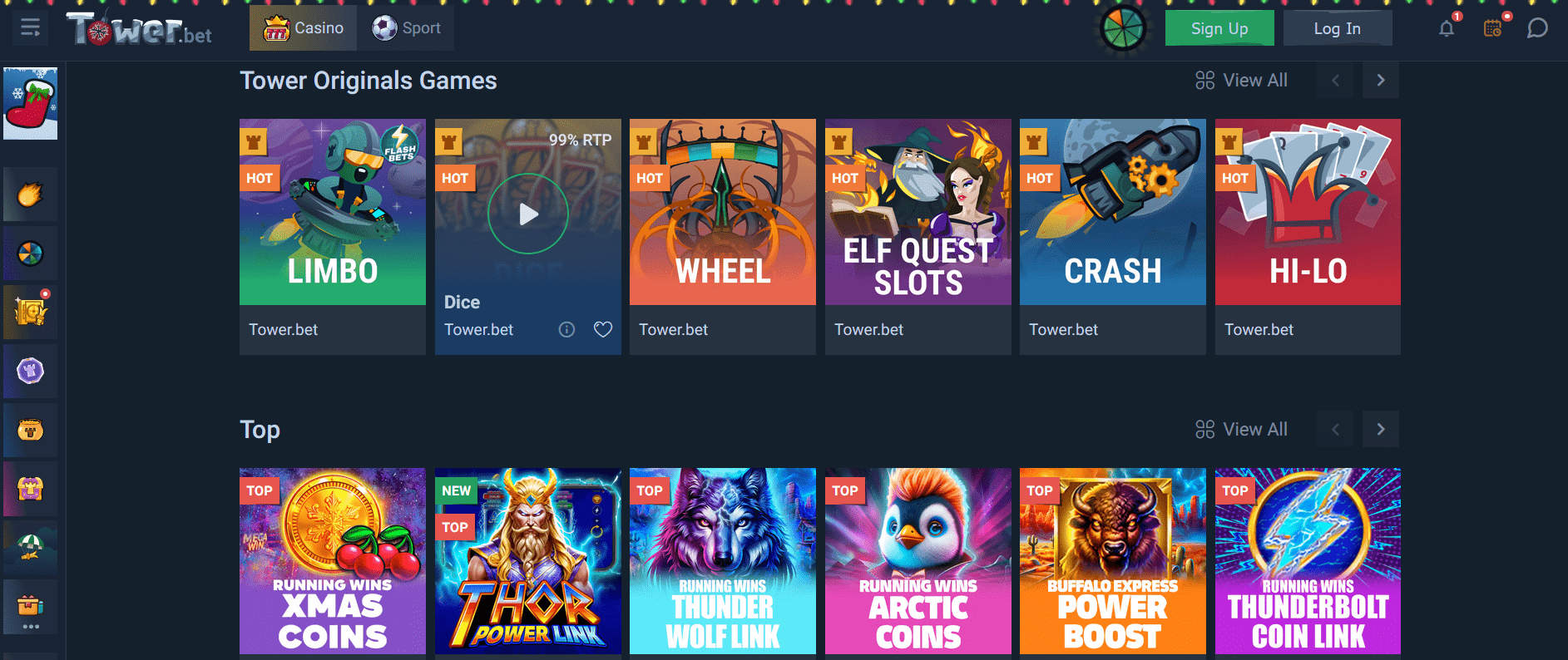 Tower.bet Cryptocurrency Casino