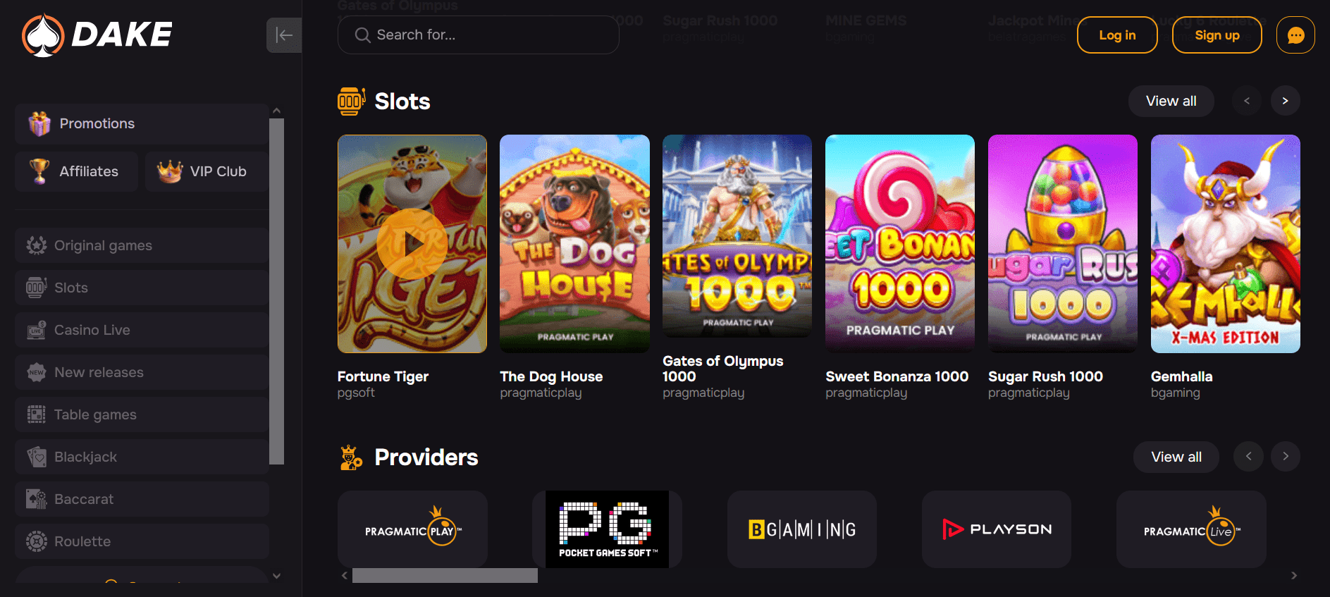 Dakebits.com Crypto Casino