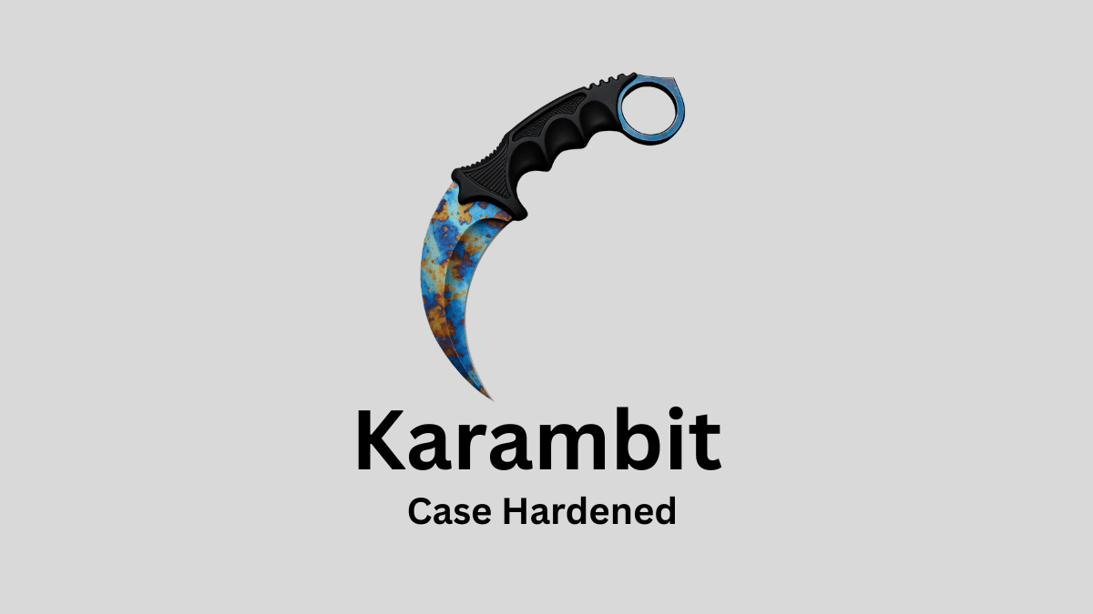 Karambit Case Hardened Blue Gem"