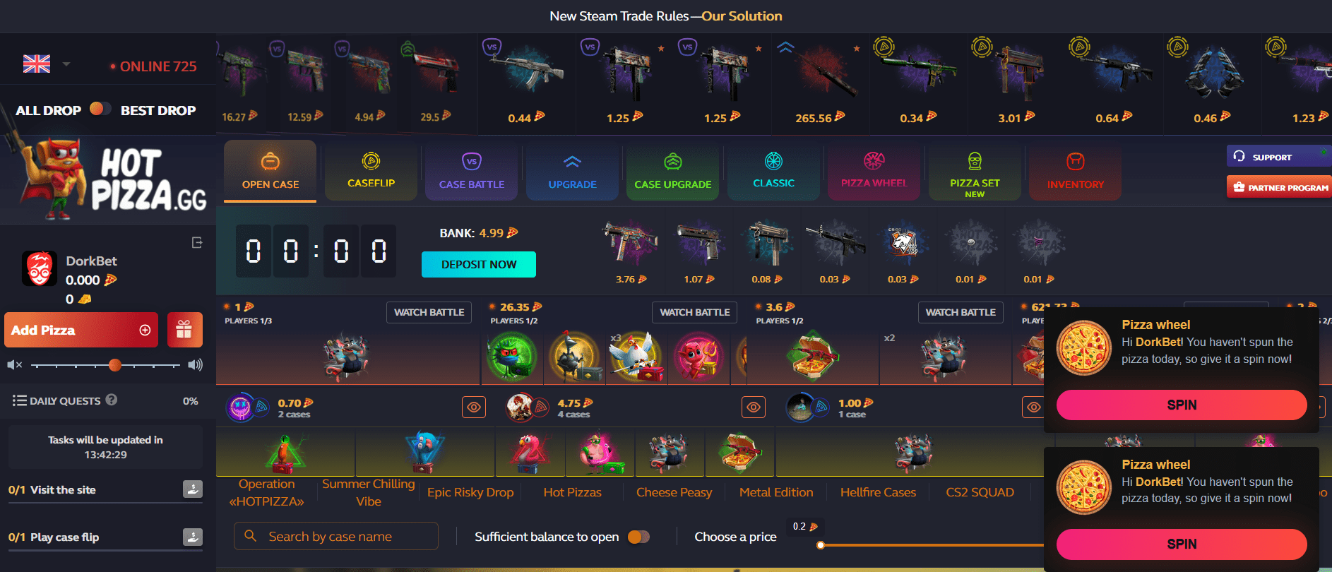 HotPizzaGG CSGo Case Opening